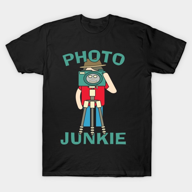 Photo Junkie design T-Shirt by GBCDesign